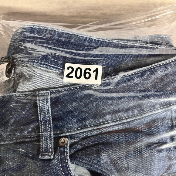 Lane Bryant Straight Leg Jeans Womens 14R Plus size Stretch Blue Denim 2061 - Picture 9 of 9